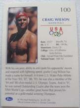 Load image into Gallery viewer, Craig Wilson signed water polo US Olympic card
