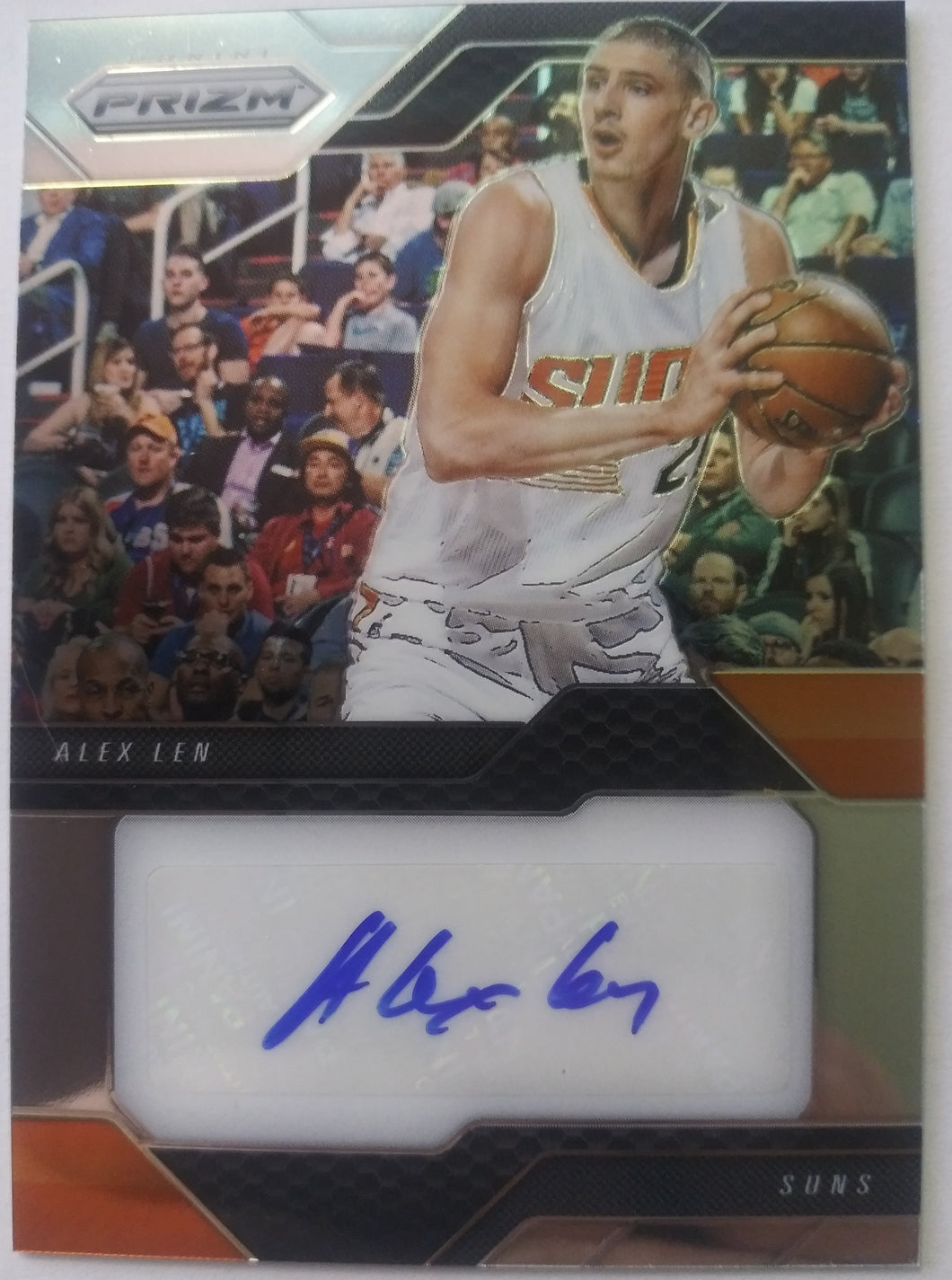 Alex Len signed basketball card