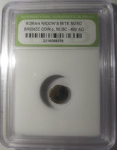 Load image into Gallery viewer, Ancient Roman Bronze Coin c. 50 BC - 400 AD INB
