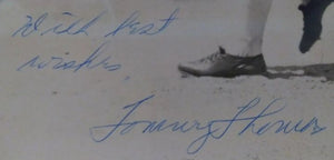 Al Tommy Thomas signed baseball photo 10x8