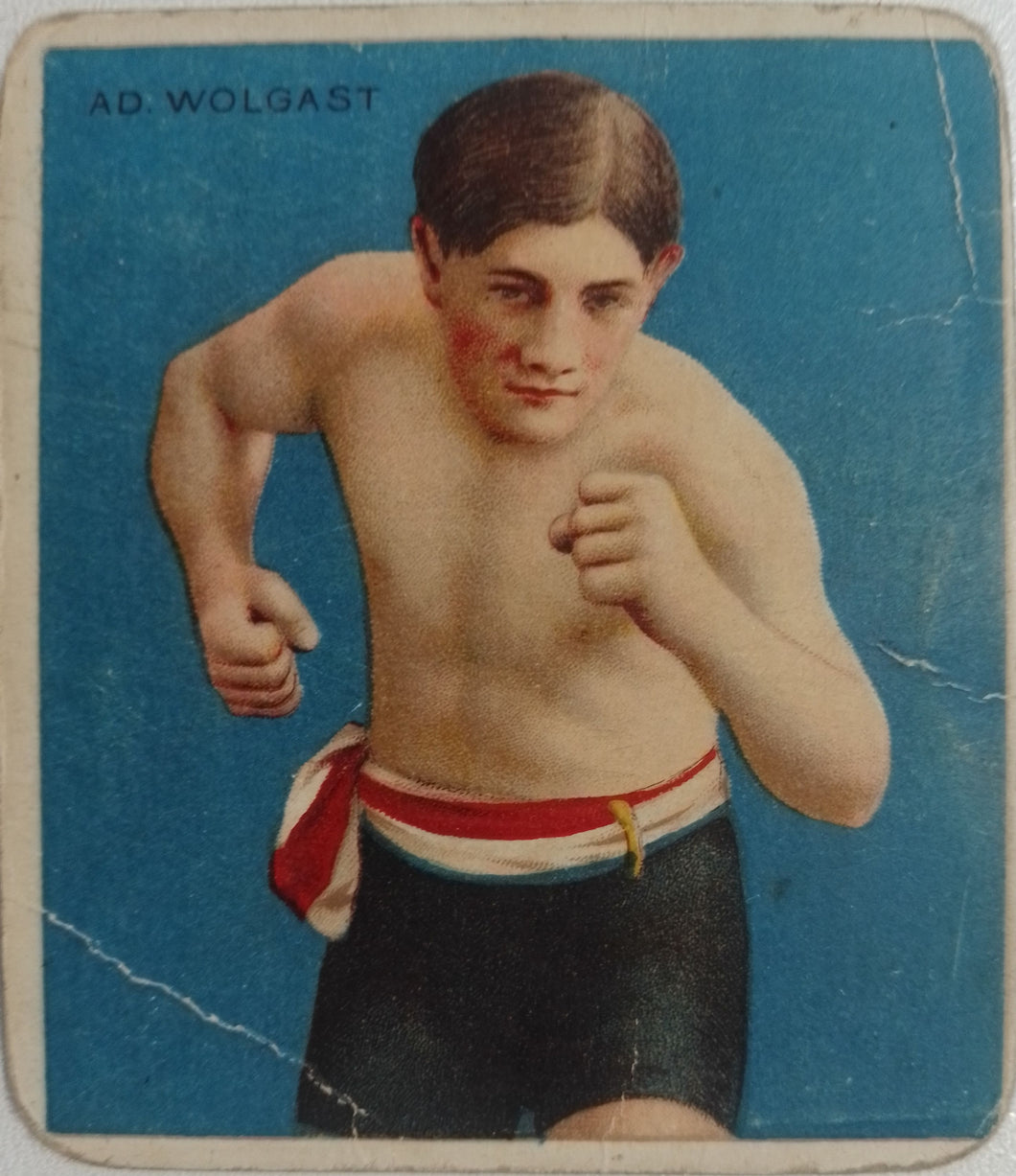Ad Wolgast 1910 T218 boxing card