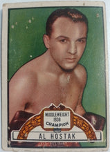 Load image into Gallery viewer, Al Hostak 1951Topps ringside boxing card
